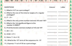 Christmas Code Breaker (B) Worksheet | Cazoom Maths Worksheets throughout Christmas Maths Year 6 Worksheets