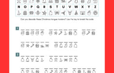 Christmas Code Breaker Worksheet - Digital Download intended for Christmas Code Breaker Worksheets