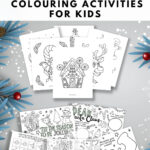 Christmas Coloring Activities For Kids   Free Printable Inside Fun Christmas Worksheets For Kids