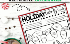 Christmas Coloring Activity - Colorword Analogy Ccss.l.5 throughout Christmas Analogies Worksheets Answers