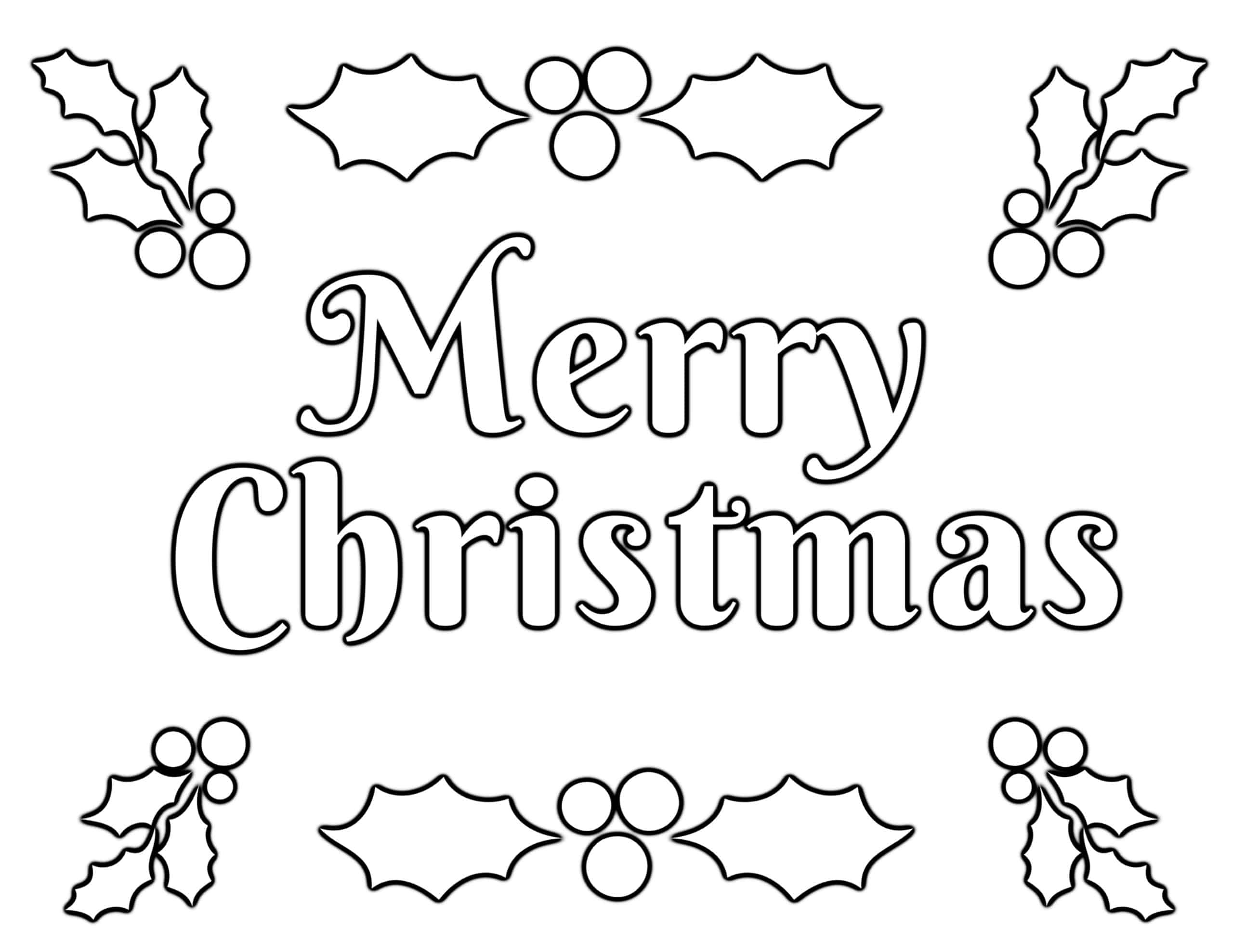 Christmas Coloring Pages For Kids (100% Free) Easy Printable Pdf pertaining to Merry Christmas Coloring Worksheets