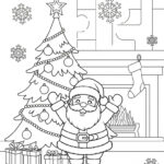 Christmas Coloring Worksheet For 1St Graders With Christmas Coloring Worksheets For 1st Graders