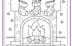 Christmas Colornumber Pages with regard to Christmas Coloring Worksheets For 1st Graders