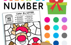 Christmas Colornumber - Superstar Worksheets in Christmas Worksheets Color by Numbers Printable