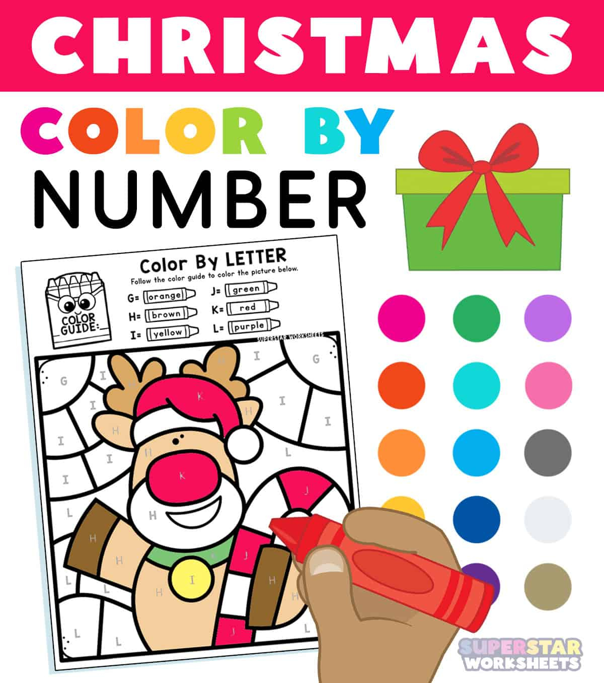 Christmas Colornumber - Superstar Worksheets intended for Multiplication Christmas Coloring Worksheets