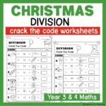 Christmas Crack The Code: Division Worksheets | Resources For With Christmas Crack The Code Worksheets