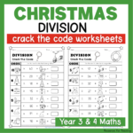 Christmas Crack The Code: Division Worksheets | Resources For Within Christmas Math Worksheets Division