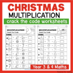 Christmas Crack The Code: Multiplication Worksheets | Resources In Christmas Crack The Code Worksheets