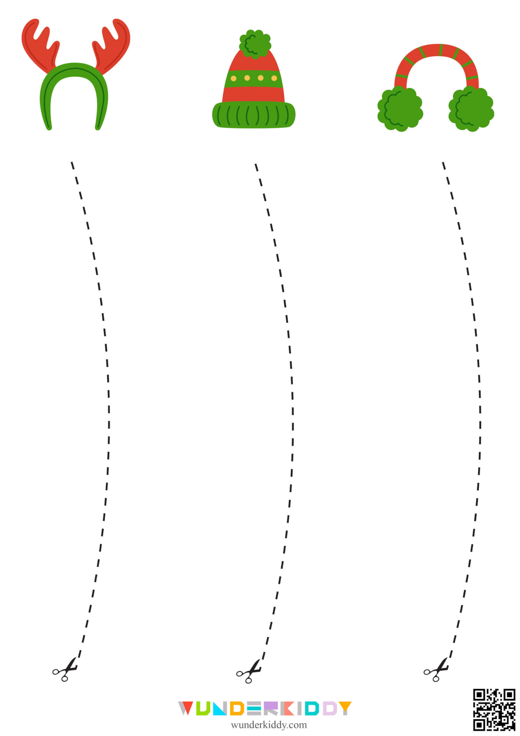 Christmas Cutting Templates Printable Pdf regarding Christmas Scissor Skills Worksheets