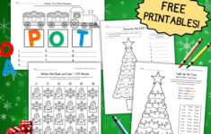 Christmas Cvc Worksheets For Kindergarten - Free Printables with Free Christmas Cvc Worksheets