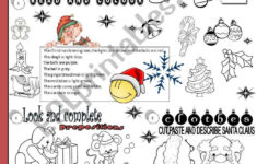 Christmas - Esl Worksheetangelamoreyra - Worksheets Library for Christmas Worksheets For Esl Students