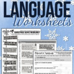 Christmas Figurative Language Worksheets For Christmas Figurative Language Worksheets