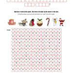 Christmas Fun With A Hidden Message: English Esl Worksheets Pdf & Doc Regarding Christmas Hidden Message Worksheets