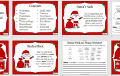 Christmas Grammar Activities | Teaching Resources regarding Christmas Grammar Worksheets