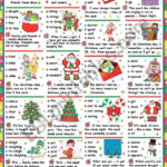 Christmas Grammar Quiz (Key Included)   Esl Worksheetkatiana Within Christmas Grammar Worksheets
