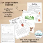 Christmas Graphing Worksheets Middle School Science Booklet Pertaining To Christmas Graphing Worksheets Middle School