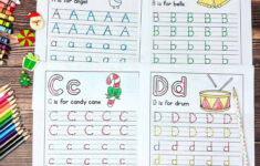 Christmas Handwriting Worksheets For Holiday Alphabet Fun (Free in Free Christmas Handwriting Worksheets