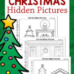 Christmas Hidden Picture Printables   Mamas Learning Corner Regarding Christmas Hidden Picture Worksheets