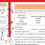 Christmas History Worksheet Cloze Activity With Regard To Christmas Cloze Worksheets Answers