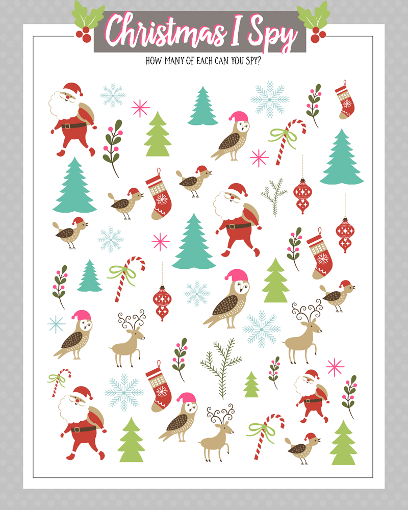 Christmas I Spy – Let&amp;#039;S Diy It All – With Kritsyn Merkley with Christmas I Spy Worksheets