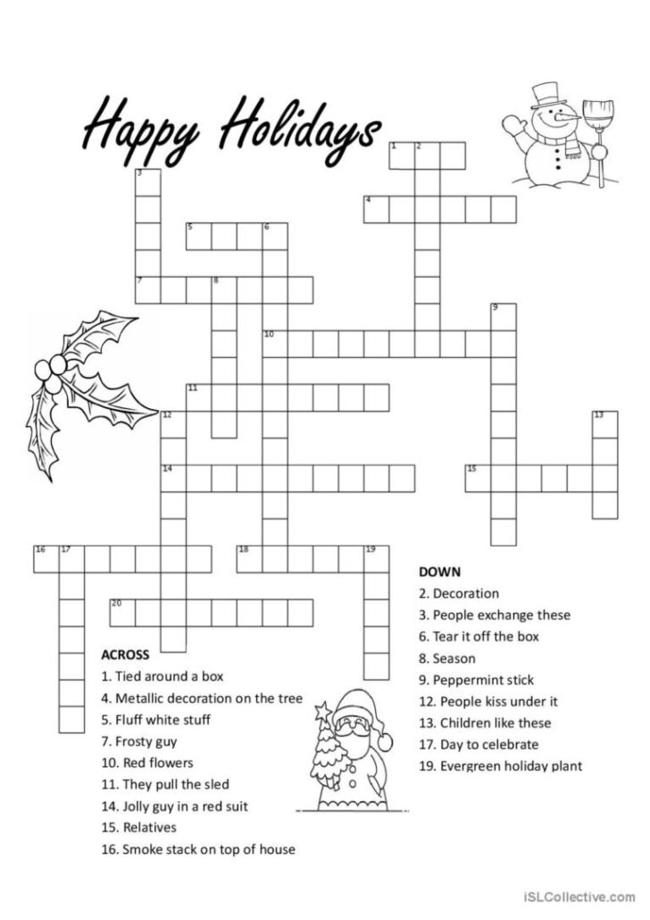 Christmas in America Worksheets Christmas in America Worksheets