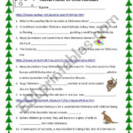 Christmas In Australia   Esl Worksheetbechunter Within Christmas In Australia Worksheets