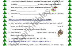 Christmas In Australia - Esl Worksheetbechunter within Christmas In Australia Worksheets