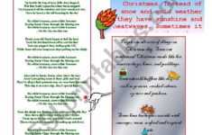 Christmas In Australia - Esl Worksheetmanjas intended for Christmas in Australia Worksheets