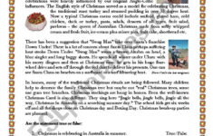 Christmas In Australia With Key - Esl Worksheetsaskat3 in Christmas In Australia Worksheets