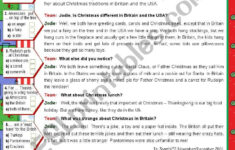 Christmas In Britain And In The Usa - Esl Worksheetmena22 inside Christmas in America Worksheets