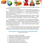 Christmas In Britain General Readin…: English Esl Worksheets Pdf & Doc With Christmas In England Worksheets
