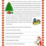 Christmas In England Reading For Det…: English Esl Worksheets Pdf In Christmas In England Worksheets