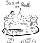 Christmas Log   Christmas Coloring Pages For Adults Pertaining To French Christmas Colouring Worksheets