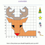 Christmas Math 5Th Grade Worksheets Regarding Free Christmas Coordinates Worksheets
