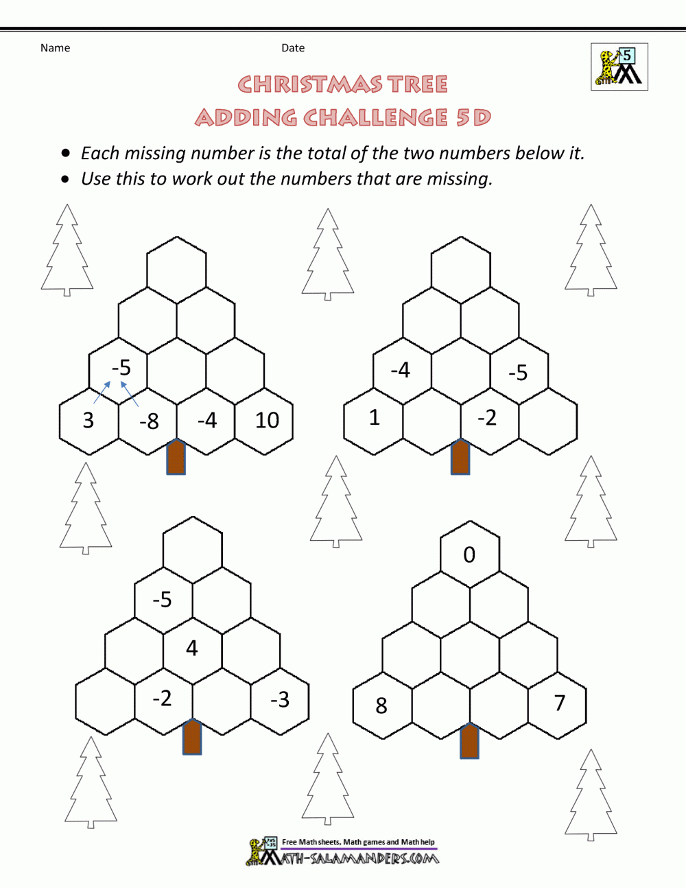 Christmas Math 5Th Grade Worksheets with regard to Christmas Math Worksheets For 5Th Graders