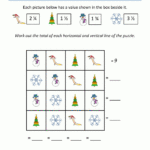 Christmas Math 5Th Grade Worksheets With Regard To Christmas Worksheets For 5Th Grade