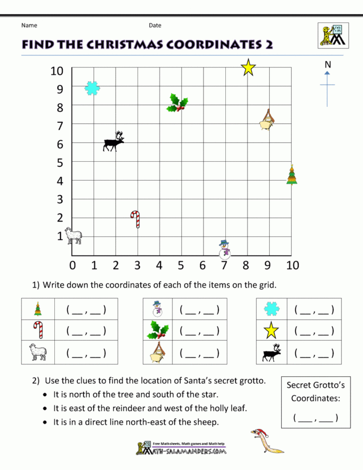 6th Grade Christmas Math Worksheets 6th Grade Christmas Math Worksheets