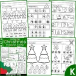 Christmas Math & Literacy Worksheets & Activities For Kindergarten Regarding Kindergarten Christmas Worksheets Activities