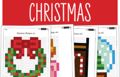 Christmas Math Mystery Pictures Grade 3: Addition Subtraction inside Christmas Mystery Picture Math Worksheets