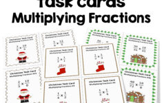 Christmas Math Task Cards For Multiplying Fractions – Differentiated regarding Multiplying Fractions Christmas Worksheets