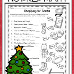 Christmas Math Worksheets | Christmas Multiplication And Division With Christmas Worksheets For Sixth Graders