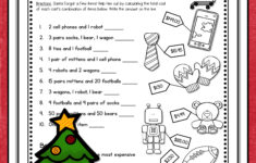 Christmas Math Worksheets | Christmas Multiplication And Division with Christmas Worksheets For Sixth Graders