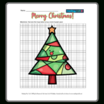Christmas Math Worksheets For K 8—Printable With Answers — Mashup Math Within Writing Linear Equations Worksheets Christmas Tree Answer Key