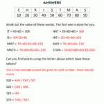 Christmas Math Worksheets (Harder) For Christmas Values Worksheets Answers