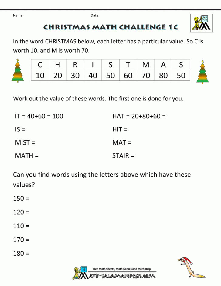 Christmas Long Division Worksheets Christmas Long Division Worksheets