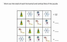 Christmas Math Worksheets regarding Christmas Math Free Worksheets