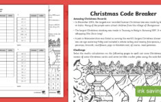 Christmas Maths Code Breaker Differentiated Worksheets pertaining to Christmas Code Breaker Worksheets