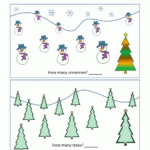 Christmas Maths Worksheets Intended For Preschool Math Christmas Worksheets