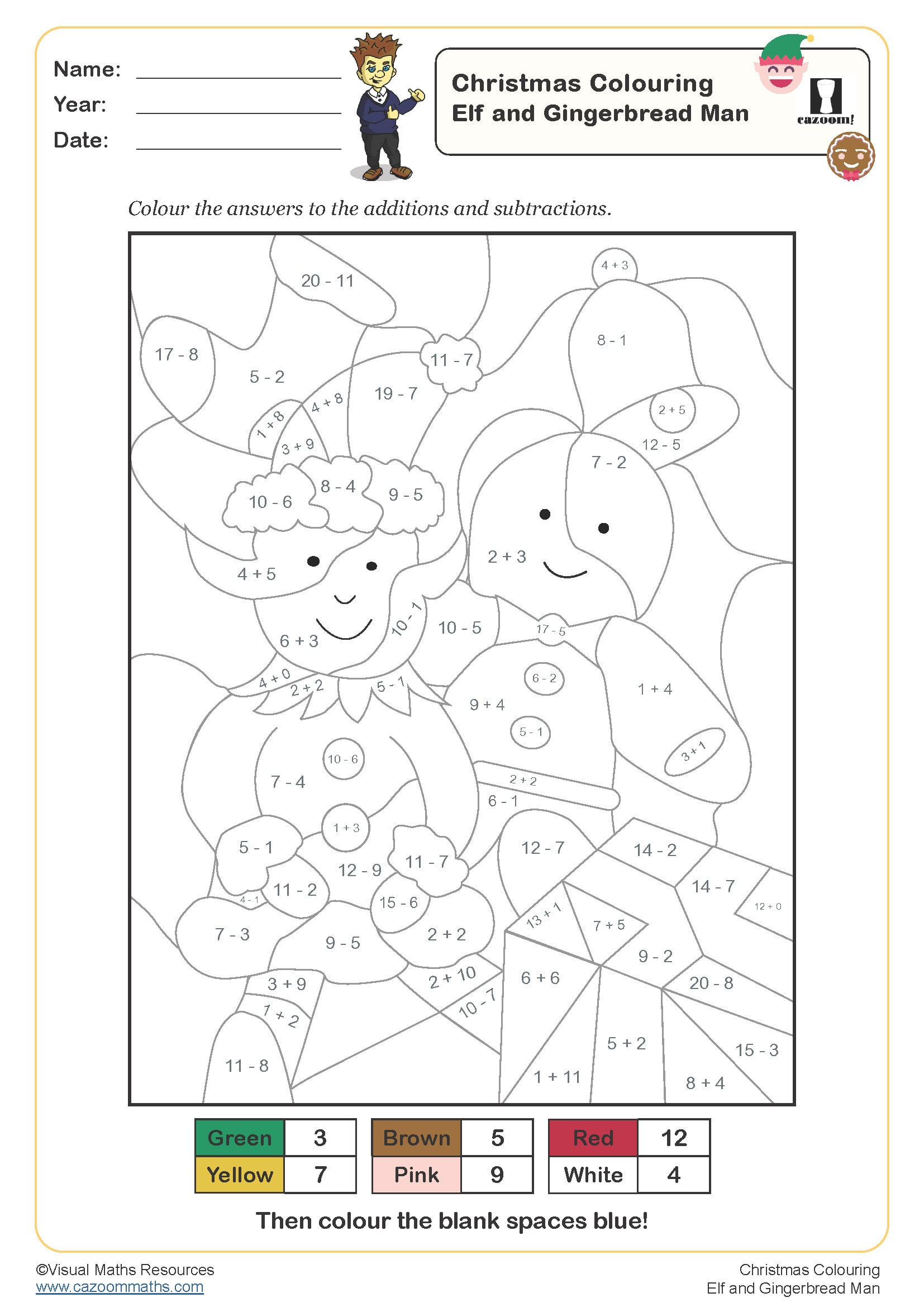 Christmas Maths Worksheets - Printable Christmas Worksheets Maths inside Christmas Worksheets For 5th Grade