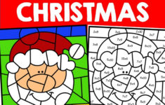 Christmas Multiplication Colornumber Code Worksheets | Made intended for Free Christmas Color by Number Multiplication Worksheets